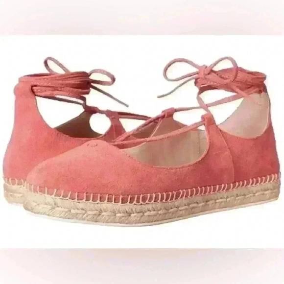 Steve Madden Shoes - Steve Madden women’s Coral Suede Espadrille Flats with Ankle Wrap - Size 9B